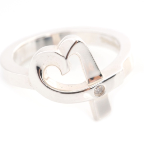 Tiffany & Co. Jewelry - Tiffany & Co. Loving Hearts ring w/ diamond